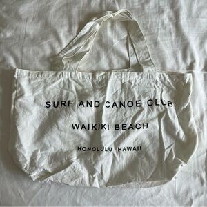White Surf and Canoe Club Tote Bag